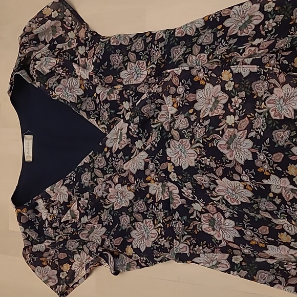 LIKE NEW Altar'd State Floral Print High Low Floral Short Sleeved Dress - Picture 4 of 12